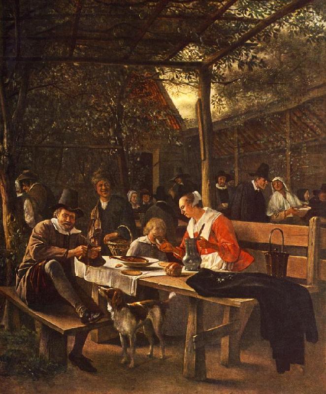 Jan Steen The Picnic china oil painting image